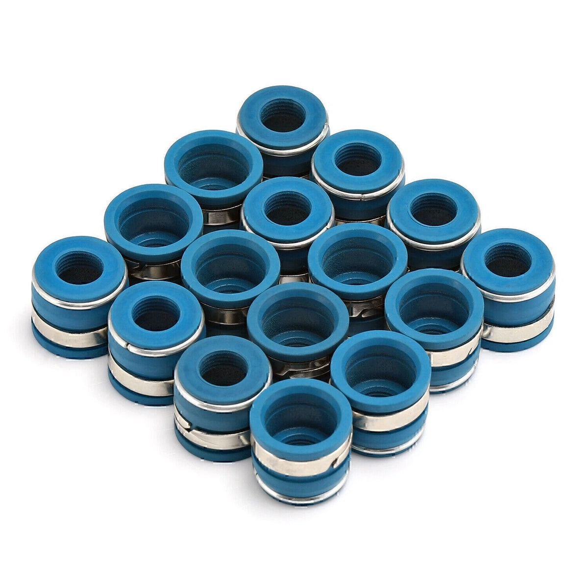 Set of 16 Viton Valve Stem Seals for SBC Chevy Small Block (SSI-SBC11, 32X500PO-VVS, 58012)