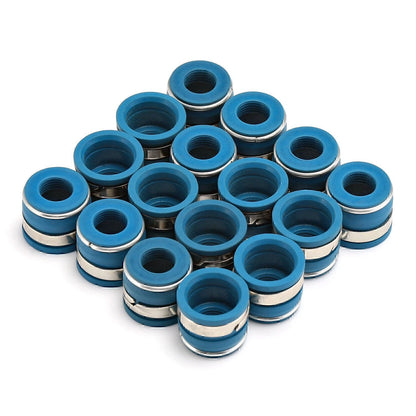 Set of 16 Viton Valve Stem Seals for SBC Chevy Small Block (SSI-SBC11, 32X500PO-VVS, 58012)