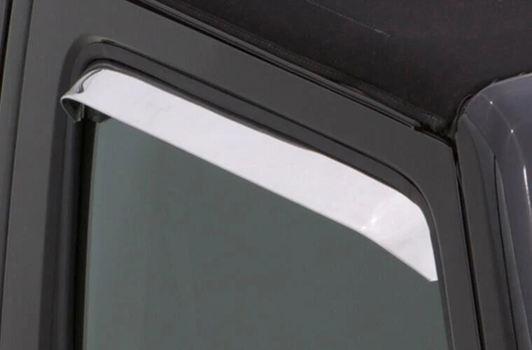 Stainless Steel Screw-On Rain Guard Vent Visors for Chevy Square Body (1973–1987)