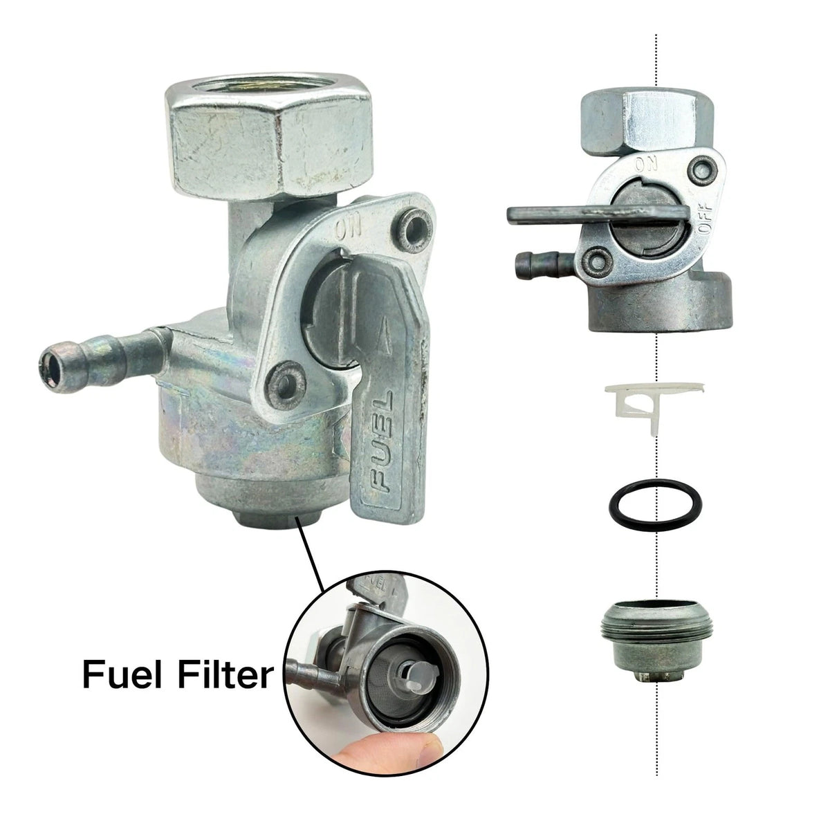 Fuel Shut Off Valve Petcock for Generator (M16X1.5mm)