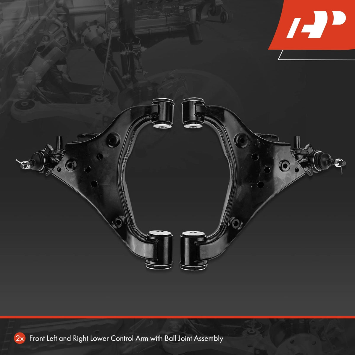 2X Front Lower Control Arm with Ball Joint for Toyota Tundra Sequoia (2022–2025)