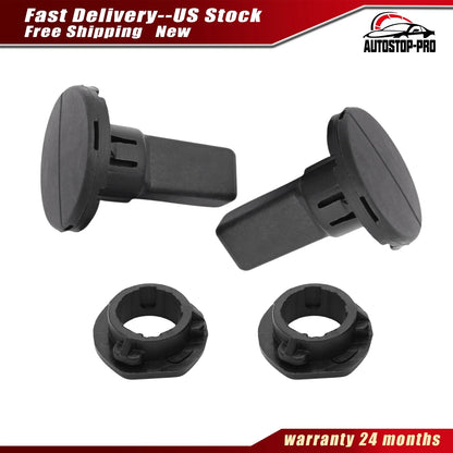 2Pcs Radiator Mount Bushing Bracket Sleeve for BMW 228i (2014–2016) 17117596922, 17117596923