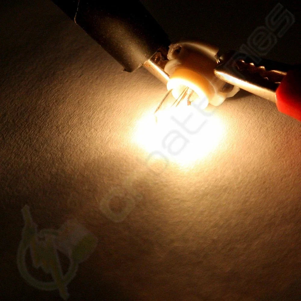 6x Warm White Neo Wedge T4.7 Bulbs for A/C Heater Climate Control (N/A)