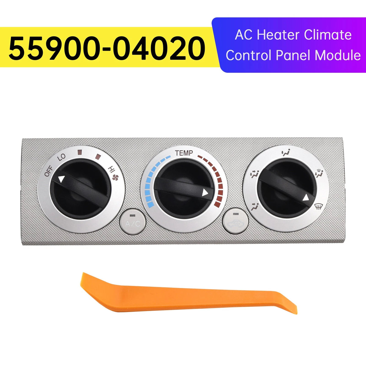 AC Heater Climate Control Panel Module 55900-04020 for Toyota Tacoma (2005–2008)