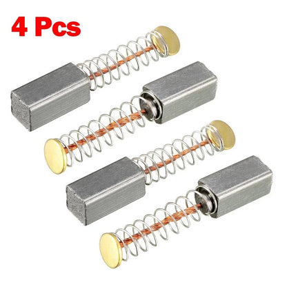 Set of 4 Carbon Brushes for Electric Motors (10mm x 5 x 5mm)