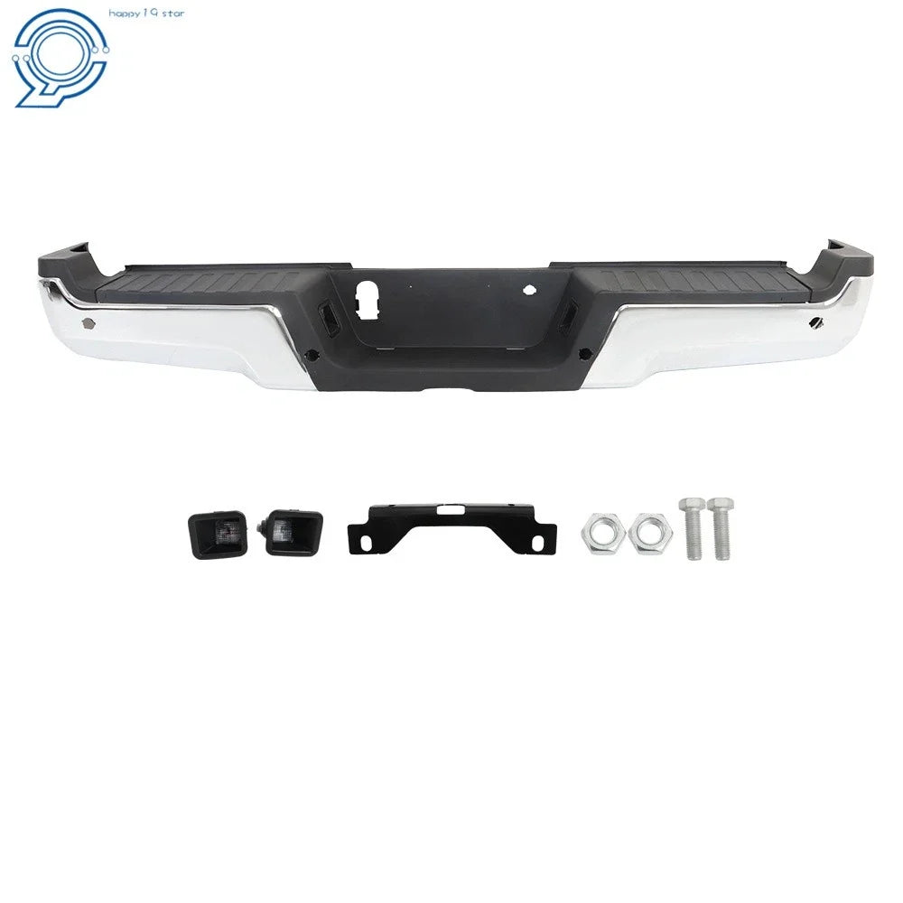 Chrome Park Rear Step Bumper Assembly for Ford F-250 F-350 Super Duty (2017–2022)