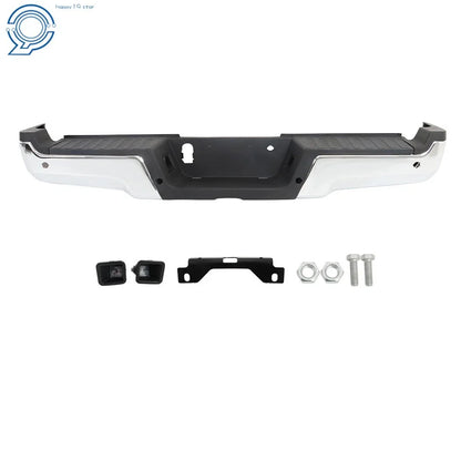 Chrome Park Rear Step Bumper Assembly for Ford F-250 F-350 Super Duty (2017–2022)