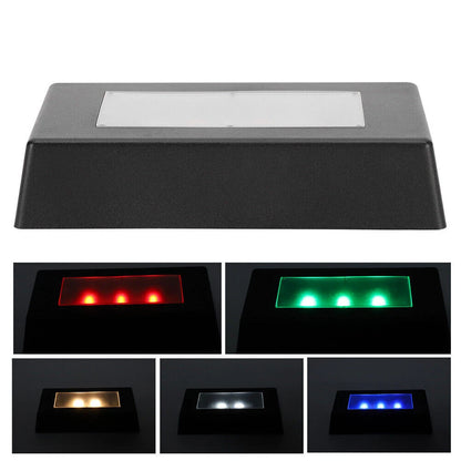 2X LED Display Base Light Stand for 3D Crystal Statues