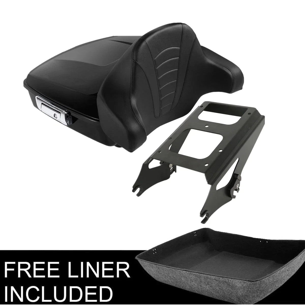 Chopped Trunk Pad for Harley Touring Road Glide King (2009–2013)