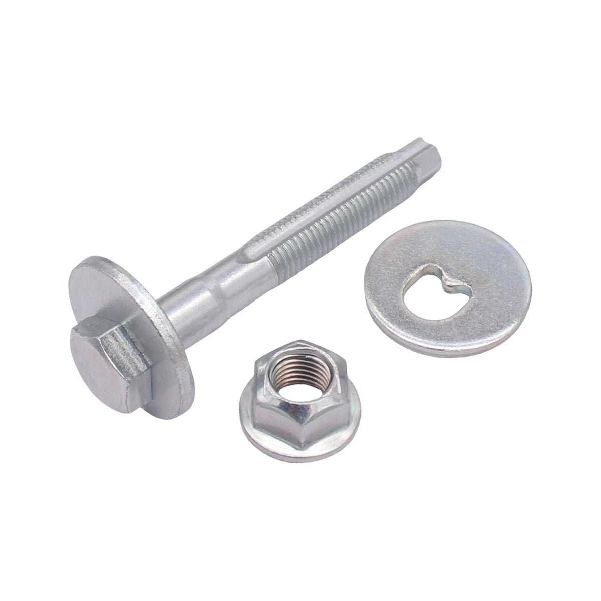 2X Lower Rear Eccentric Camber Bolt Nut Kit for VW Audi (WHT001761, WHT000232, 1K0501385A)