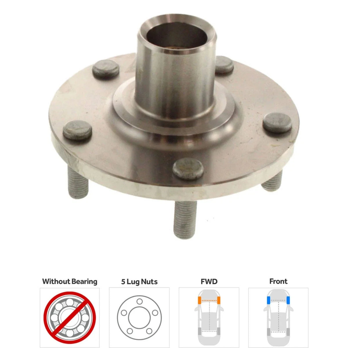 Wheel Hubs for Toyota Camry (1992–2003) Front LH & RH 5 Lug with Bearing