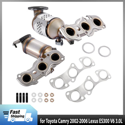 Catalytic Converter Set for Toyota Camry (2002–2006) & Lexus ES300 (2002–2003) 3.0L