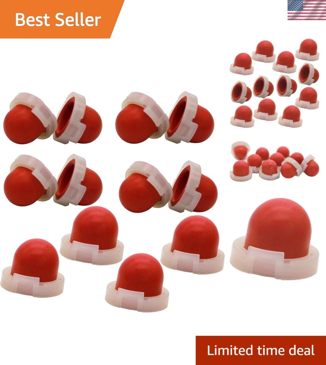 12PCS Primer Bulbs for Tecumseh & Briggs Engines