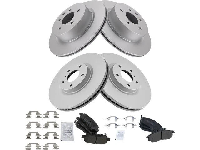 Brake Pad and Rotor Kit for Infiniti G35 (2005–2008) 62869YSQY