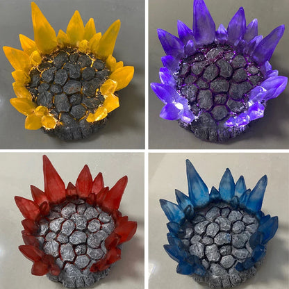 Anime LED Light Flame Ice Water Scene Battle Platform Model Base