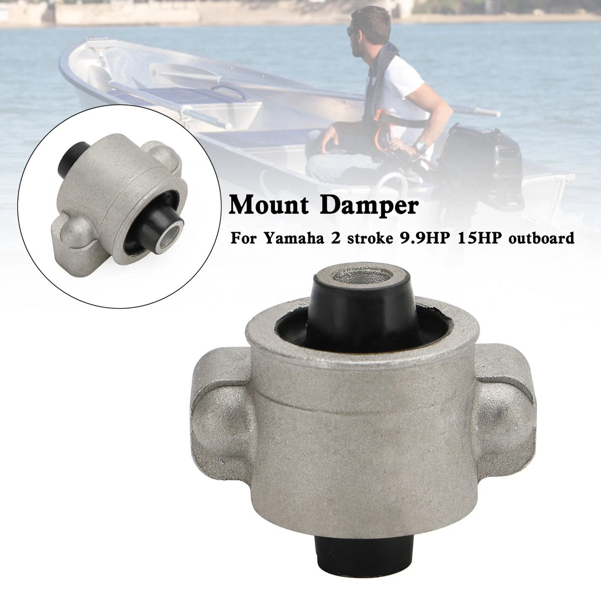Upper Side Mount Damper for Yamaha 2 Stroke 9.9HP 15HP Outboard (M526-B008)