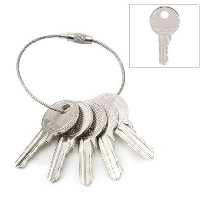 Set of 5 Ignition Keys #455 for Boom Lifts Heavy Equipment Forklift