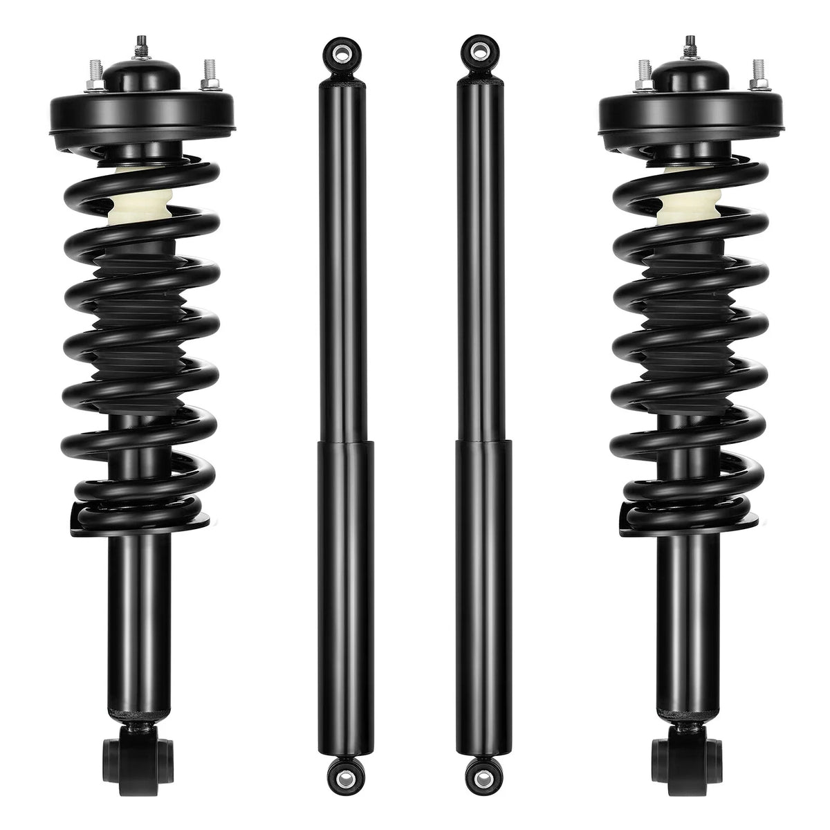 Front & Rear Gas Shocks Strut Assembly for 2009–2013 Ford F-150 4WD (4pcs)