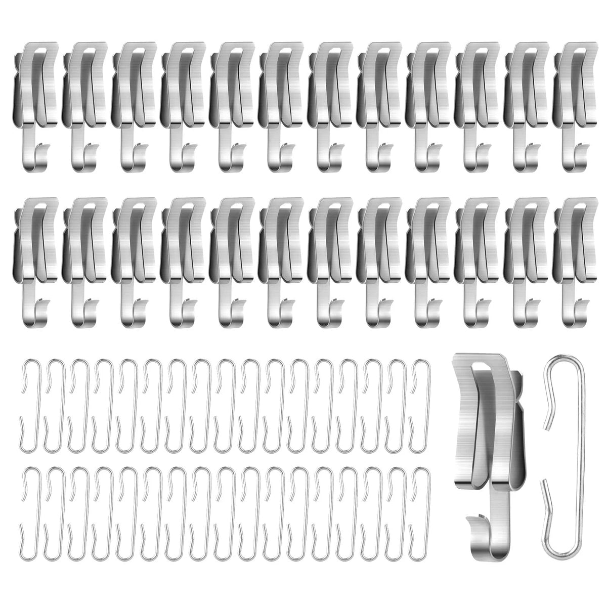 50pcs Heat Cable Roof Clips and Spacers for Universal Use