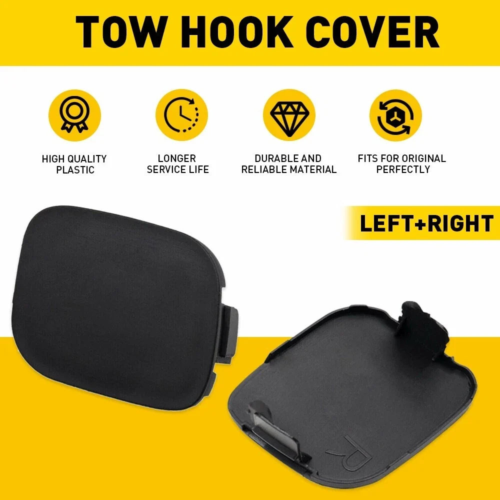 Set of 2 Tow Hook Eye Cap Covers for Toyota Prius (2010–2011)