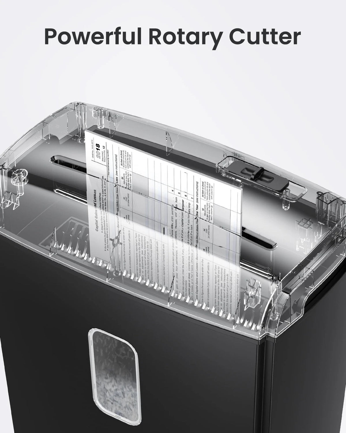 8-Sheet Micro Cut Paper Shredder for Locksworth (P-4)