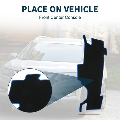 Dashboard Dash Cover Mat for Nissan Note e-Power E13 (2020–2024) Black Blue Set