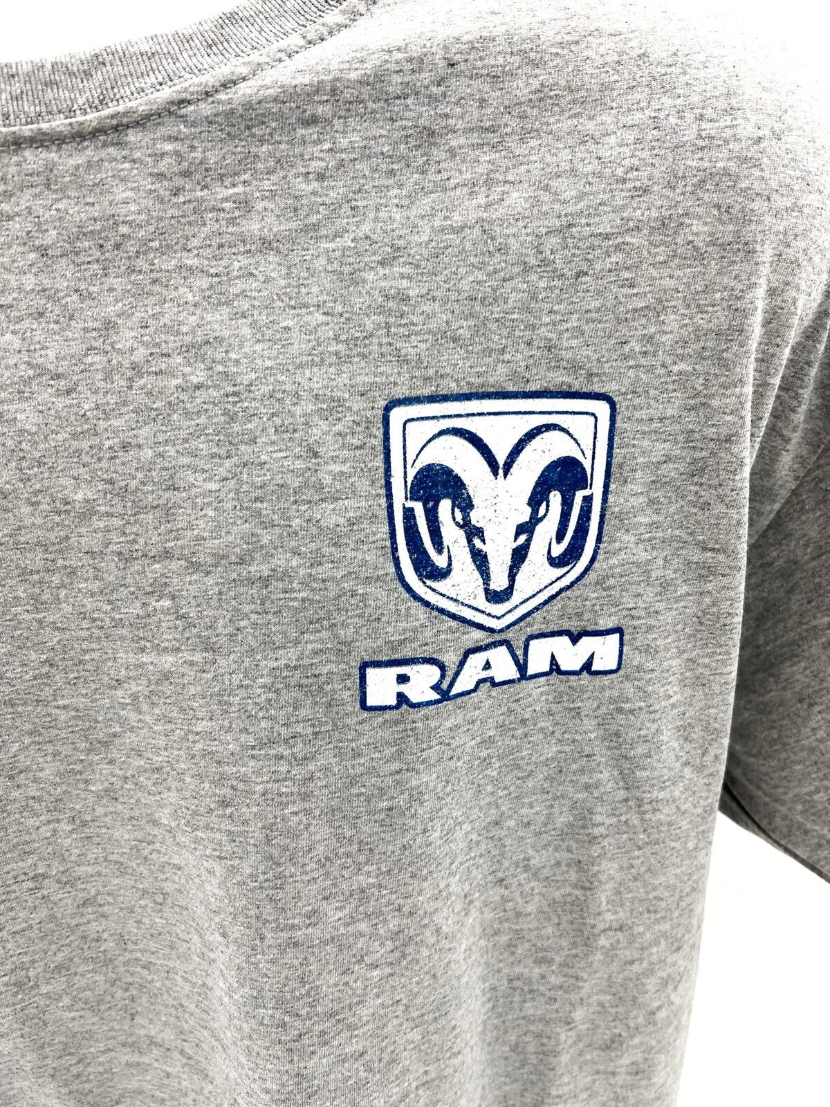 Licensed Graphic T-Shirt for Dodge Ram Truck XL Gray (2002–2024)