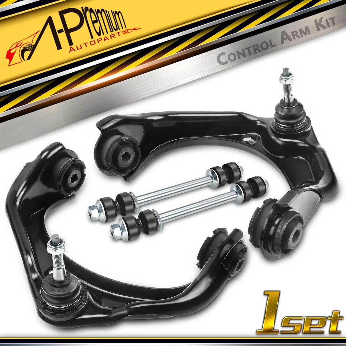 Set of 4 Control Arm Ball Joint Assembly Sway Bar for Ford Explorer (2002–2010) - 6L2Z3084AA, 6L2Z3085AA, K7275, K80722, CK80722, K80723, CK80723