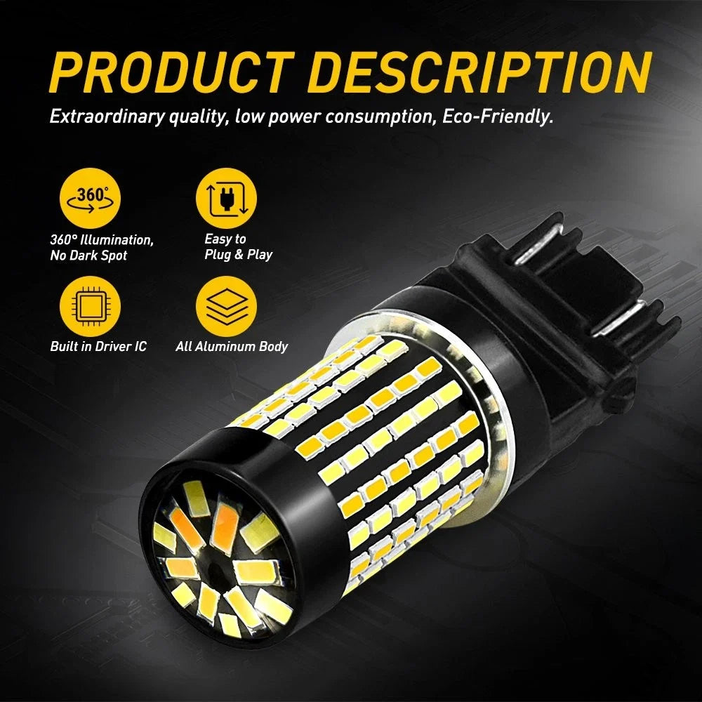 3157 Switchback Amber White LED Turn Signal for US EXV (Year Not Specified)