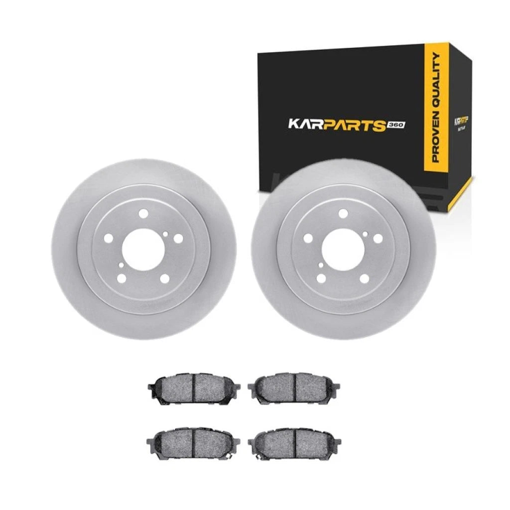 Brake Rotor Set with Pads for Subaru Impreza (2003–2007) ALX-PAU-DF-6512-13077-CLA1