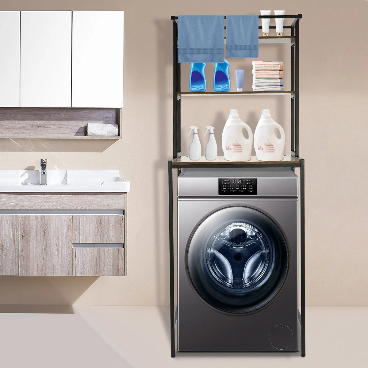 3-Tier Clothes Drying Rack for Washer and Dryer
