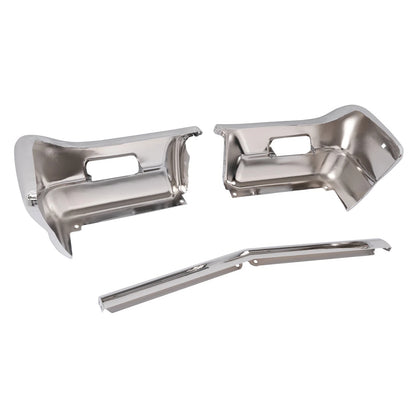 Set of 3 Chrome Front Bumper Panels for Chevy Impala (1964) CON-A000000797