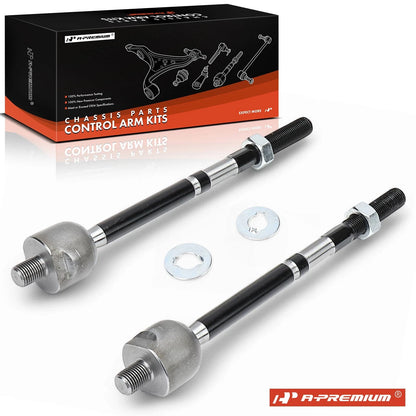 2X Front Inner Side Tie Rod Ends for Toyota Yaris (2006–2013) 4550352070, 4551052141, 4551052370, GS86704
