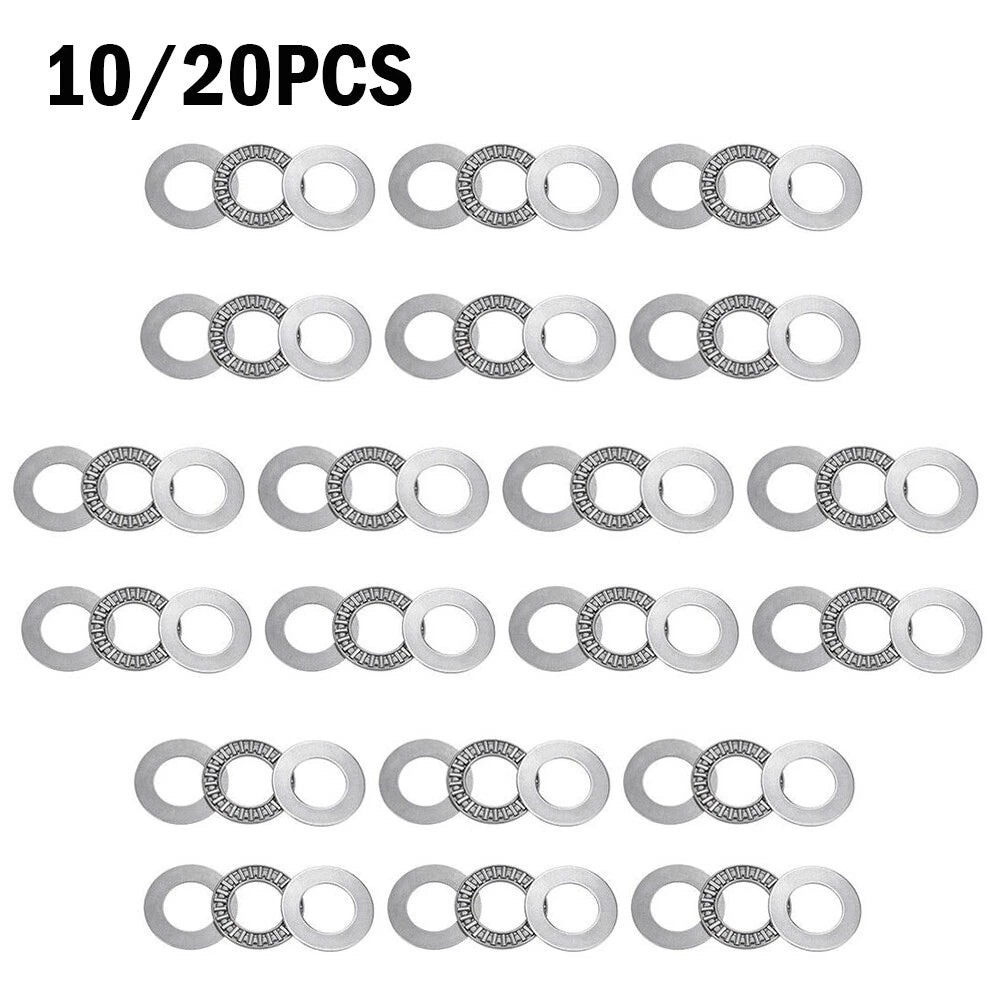 10pc AXK2035 Thrust Needle Roller Bearings 20x35x2mm with Washers