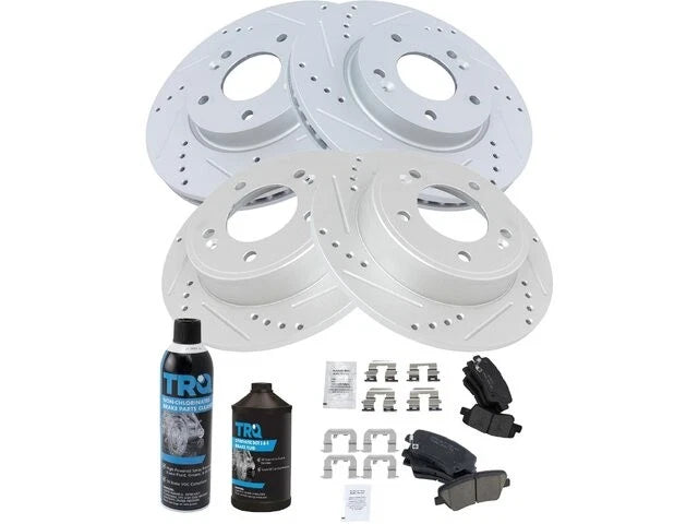 Brake Pad and Rotor Kit for Hyundai Elantra GT (2013–2016) 43593WQZC