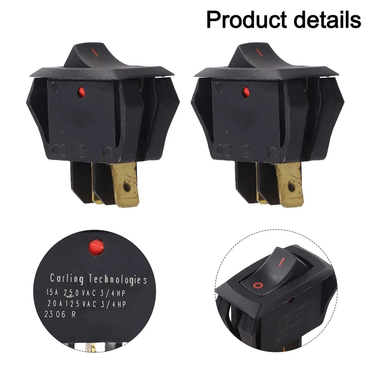 2X Motor OnOff Switch for Hayward SPX1500S8