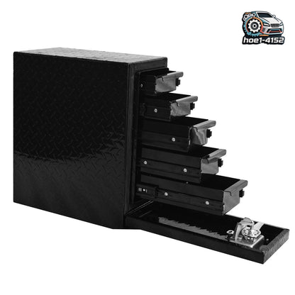 7.8X17X19" Heavy-Wall Aluminum Tool Box for Truck Bed Pickup RV