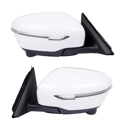 2X Heated Door Mirrors w/ Signal L + R for Nissan Rogue (2014–2017)