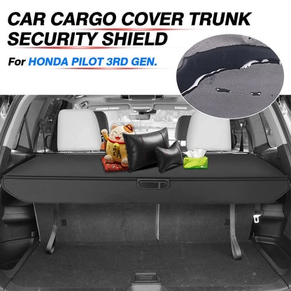 Retractable Cargo Cover for Honda Pilot (2016–2022)