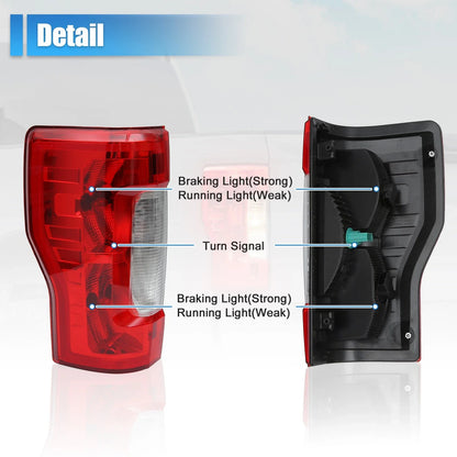 Left Tail Light Assembly for Ford F-250 F-350 Super Duty (2017–2019) 703820022183