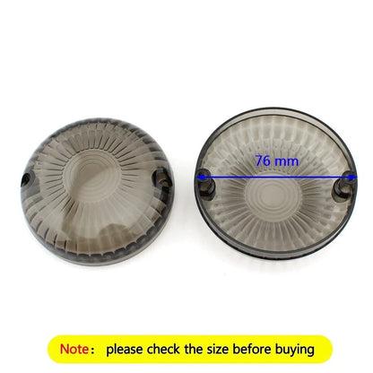 Turn Signal Light Lens Cover for Yamaha V Star 650 1100 Vmax 1200/1700 (Smoke)