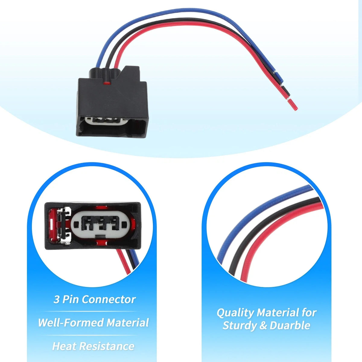 Turn Signal Socket Pigtail Wire Harness for Dodge Ram 1500 (No.2AME77414A)