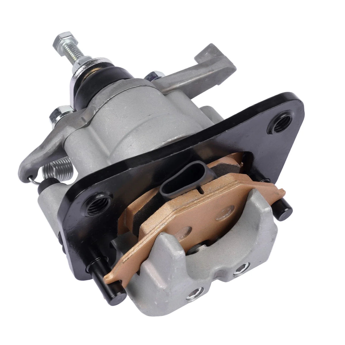 Rear Left Brake Caliper with Pad for Kawasaki Mule KAF820 KAF1000 (2010–2023)