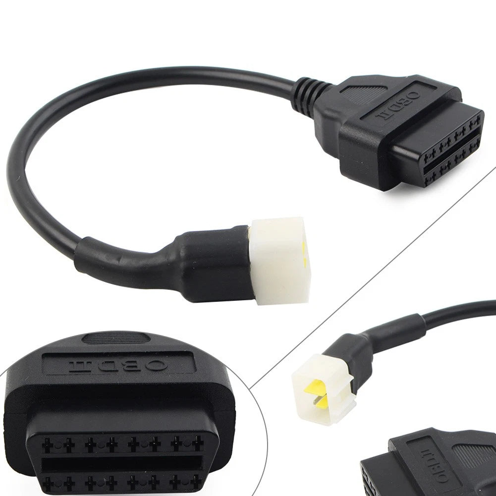 OBD2 Diagnostic Cable Adapter for Benelli Motorcycle (6 to 16 Pin)