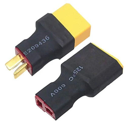 2X Deans T Plug Male Female Connector to XT90 for Automotive Applications