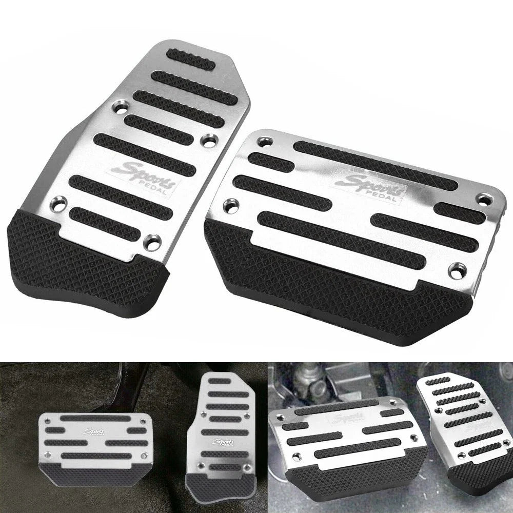 2X Non-Slip Automatic Brake Gas Pedal Foot Pad Cover Universal Accessories
