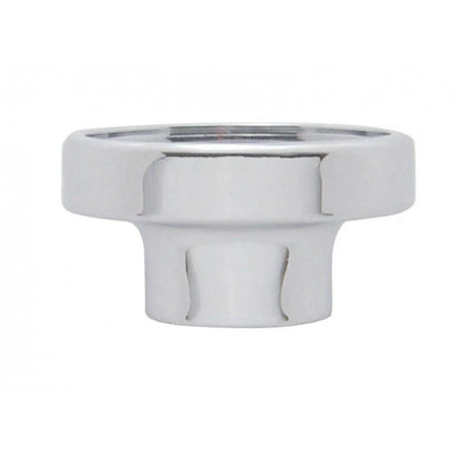 Panel Light Knob for Universal 1/4” Shaft (23215) Chrome, Black Glossy
