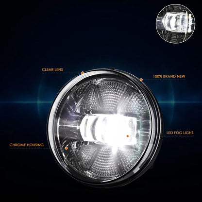 Full LED Projector Fog Lights for GMC Sierra 1500-3500 HD (2007–2014)