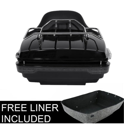 King Trunk with LED Brake Turn Tail Light for Harley Touring (2014–2023)