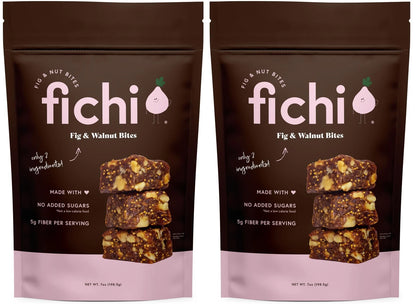 2X Fichi Fig and Nut Bites Gluten-Free Pack